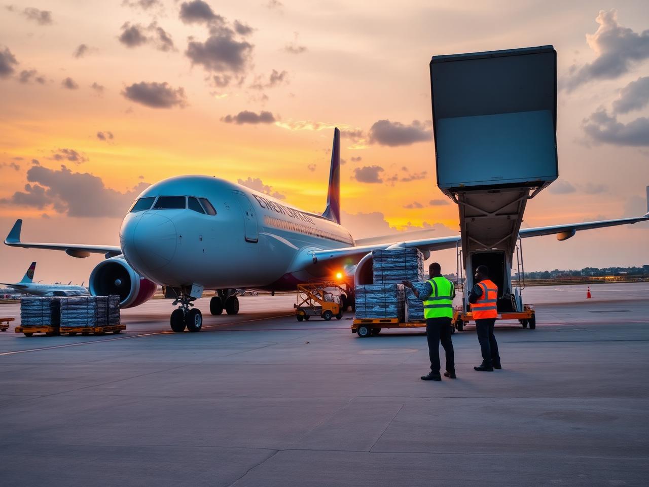Air Freight operations handled by Omega Wan Shipping in Ghana
